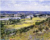 Theodore Robinson Valley of the Seine from Giverny Heights painting